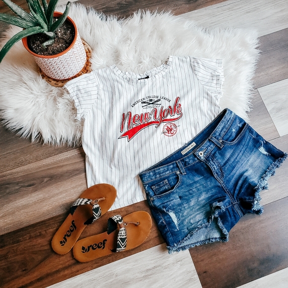 JdY Baseball inspired T - Picture 1 of 3